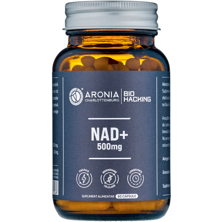 Aronia - NAD+ 500 mg, 60 capsule – Energie Celulară, Regenerare și Longevitate