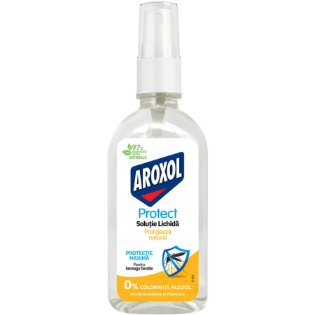 Alergii - Aroxol Protect Soluție Lichidă, 85 ml – Protecție Naturală și Îngrijire Emolientă