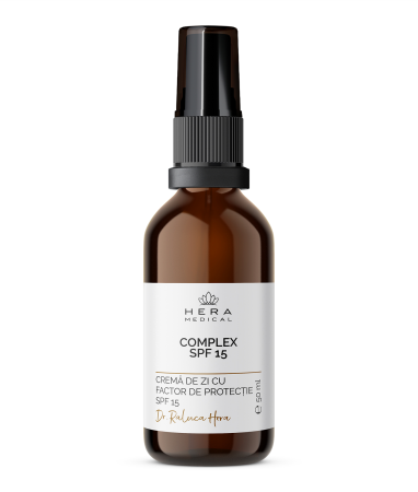 Îngrijirea Tenului - COMPLEX SPF 15 – Cremă hidratantă de zi cu protecție minerală SPF15 și efect antioxidant