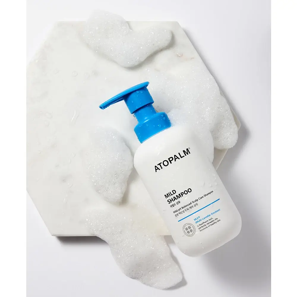 ATOPALM MLE Mild Shampoo cu Biotină și Pantenol, Șampon Delicat pentru Bebeluși și Copii, 300 ml [1]