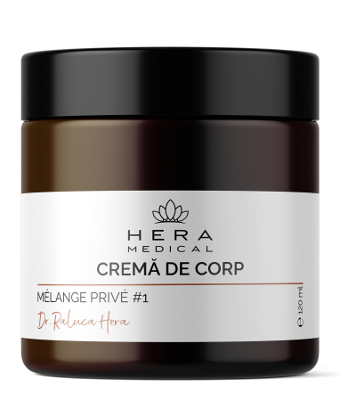 Creme de corp - CREMĂ DE CORP | MÉLANGE PRIVÉ #1 120 ml – Cremă nutritivă cu Cocos, Unt de Shea și Ulei din Sâmburi de Struguri