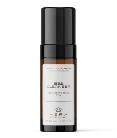 Afectiuni Frecvente - CLEANSER B32 – Spumă de Curățare cu Niacinamidă 2% pentru ten echilibrat, matifiat și luminos