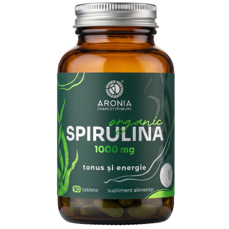 Afectiuni Frecvente - Spirulină Organică 1000 mg – Supliment Alimentar BIO (90 tablete)