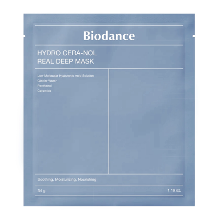 Cosmetice - Biodance - Hydro Cera-nol Real Deep Mask - Mască facială hidratantă cu efect de refacere - 1 buc / 34g