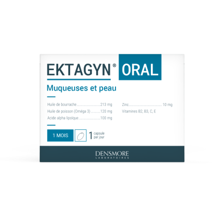 EKTAGYN® ORAL – Hidratare și Confort pentru Mucoasa Vaginală și Piele (30 capsule) [1]