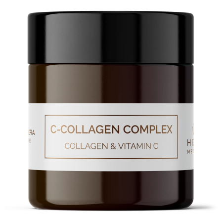 Îngrijirea Tenului - COMPLEX C-COLAGEN 60 ml – Cremă anti-aging cu Colagen Hidrolizat și Vitamina C pentru hidratare, fermitate și luminozitate