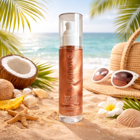 Solare - Loțiune de Corp SPF 45 Rose Gold