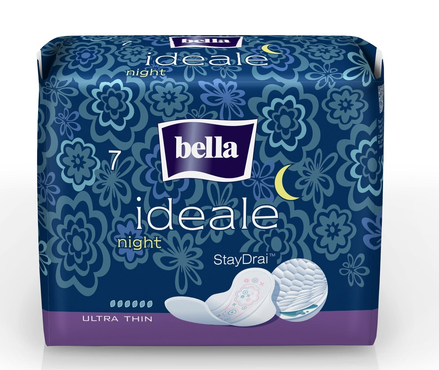 Absorbante - Absorbante night Ultra thin StayDrai Ideale, 7 bucati, Bella