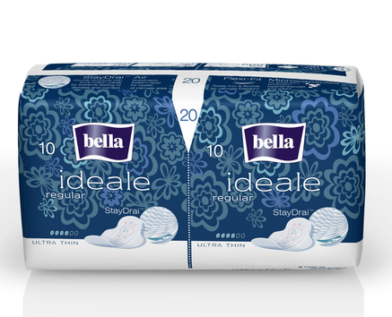Absorbante - Absorbante regular Ultra thin StayDrai Ideale, 20 bucati, Bella