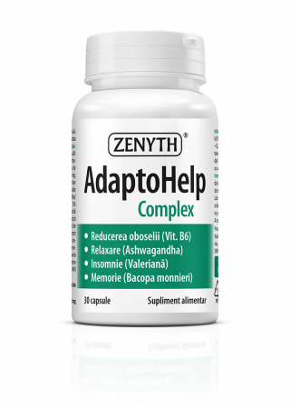Suplimente Anxietate - AdaptoHelp Complex( suprasolicitate psihica,efect tonic, astenie)
