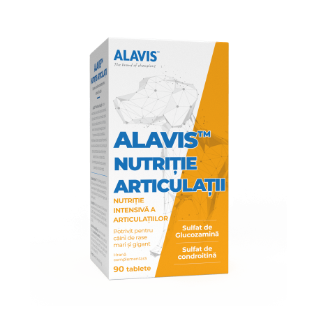 Îngrijire și Suplimente Animale - ALAVIS™ Nutriție Articulații 90 tbl- Articulații puternice câini mari și gigant