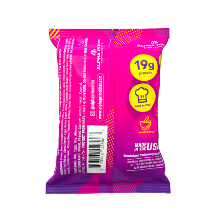 Alpha Prime Prajitura Proteica Cu Aroma De Gogoasa Cu Glazura De Ciocolata, 65g [1]