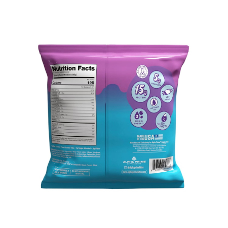Alpha Prime Protein Mini Muffins, Briose Proteice Cu Aroma De Afine, 60 G [1]