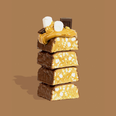  Anabar Protein Candy Bar - S'mores, Baton Proteic Cu Aroma De Ciocolata Cu Lapte Si Bezele , 65 G [2]