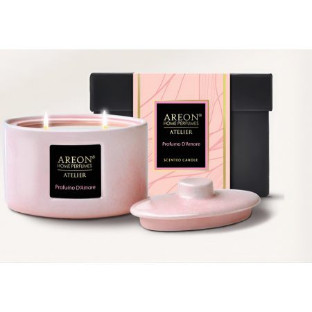 Lumânări Parfumate - Areon Home Premium Scented Candle Atelier Profumo D'Amore