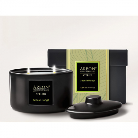 Lumânări Parfumate - Areon Home Premium Scented Candle Atelier Sebuah Bunga