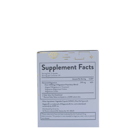 Arrae Magnesium L-threonate, Combinatie Tripla De Magneziu Pentru Relaxare Si Suport Cognitiv, 90 Cps [5]