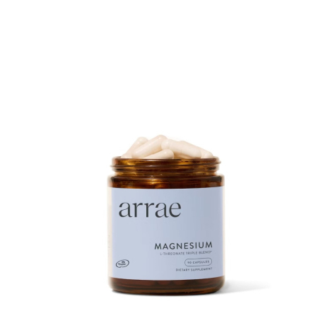 Suplimente alimentare - Arrae Magnesium L-threonate, Combinatie Tripla De Magneziu Pentru Relaxare Si Suport Cognitiv, 90 Cps