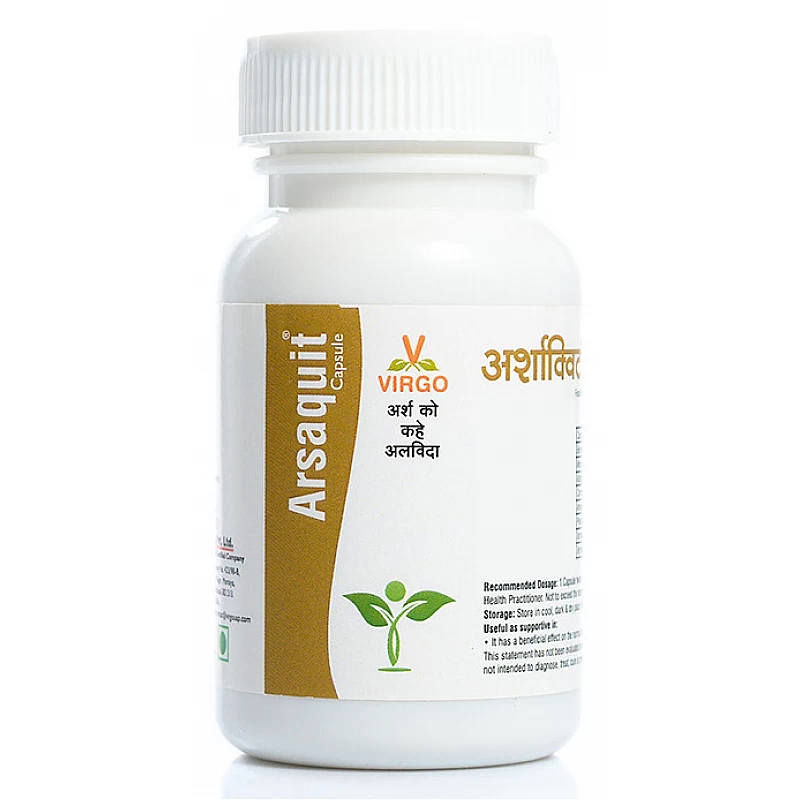 Cautare dupa forma farmaceutica - Arsaquit - elimina hemoroizii agravati si sangeranZI, 30caps, 450mg
