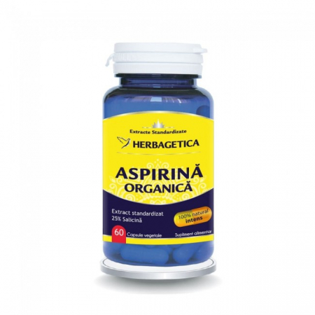 Capsule/comprimate/siropuri - Aspirina Organica ( Reduce febra şi durerea ) * 60 cps