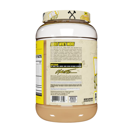 Axe & Sledge Supplements Whey More, Proteina Din Zer Cu Aroma De Honey Graham, 963 G [2]