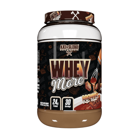 Suplimente alimentare - Axe & Sledge Supplements Whey More, Proteina Din Zer Cu Aroma De Prajitura De Ciocolata, 1074 G