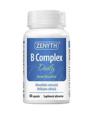 Suplimente alimentare - B Complex Daily – Complex Vitamina B Bioactiv *60 capsule