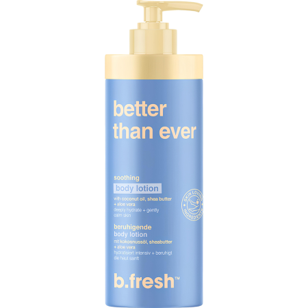 Cosmetice - B.fresh Better Than Ever Loțiune de corp cu ulei de cocos și aloe vera, 355 ml – hidratare și confort pentru pielea uscată