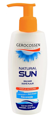 Cosmetice - Balsam calmant după plajă Natural Sun, 200 ml, Gerocossen - hidratare și confort pentru pielea expusă la soare