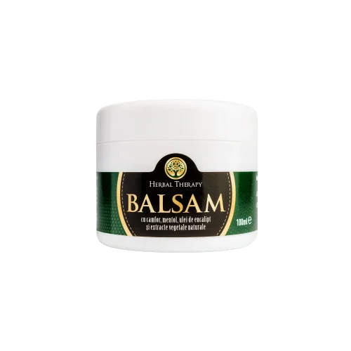 Suplimente alimentare - BALSAM CU MENTHOL, CAMPHOR, ULEI DE EUCALIPT - 100 ml(zone contractate, dureri musculare)