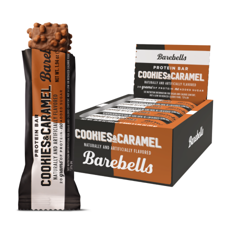 Suplimente alimentare - Barebells Bars Baton Proteic Cu Aroma De Biscuiti Si Caramel, 55g