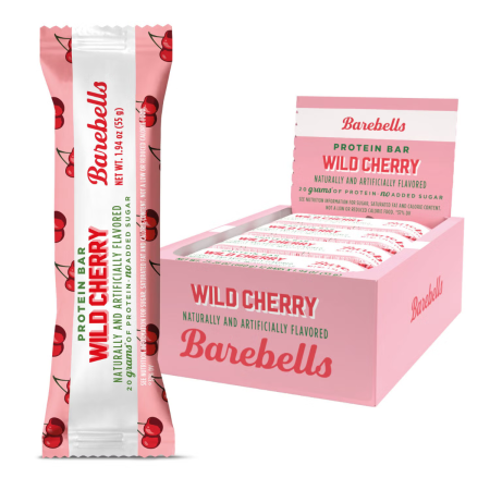 Barebells Protein Bar Wild Cherry, Baton Proteic Cu Aroma De Cirese , 55g [1]