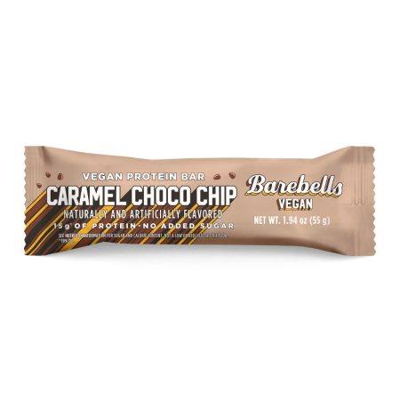 Barebells Vegan Protein Bar With Caramel Choco Chip Flavor, Baton Proteic Vegan Cu Aroma De Caramel Si Chipsuri De Ciocolata, 55 G [2]