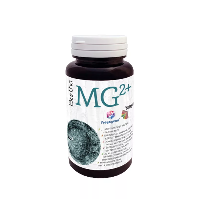 MAGNEZIU - gama completa - Bartha Mg2+ (malat de magneziu) (muschi, fibromialgie) *, 75 capsule