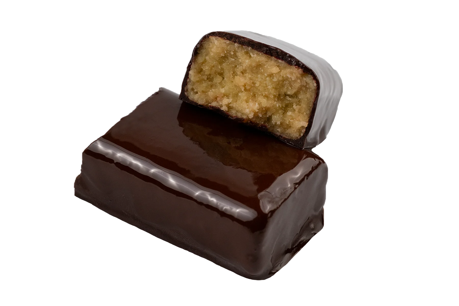Baton Vegan - Candy town cu arahide invelit in ciocolată neagră premium, 100% natural, organic, bogat in fibre [1]