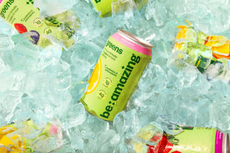 Be Amazing Greens Rtd Pink Lemonade, Bautura Revitalizanta Cu Superalimente Cu Aroma De Pink Lemonade, 355 Ml [2]