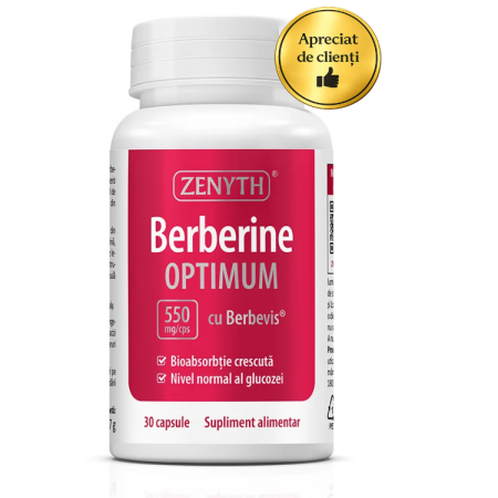 Glicemie & metabolism - Berberina Optimum cu Berbevis® – berberină cu absorbție superioară pentru glicemie, lipide și metabolism