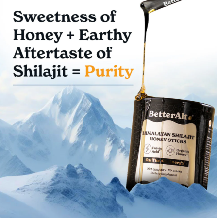 Better Alt Himalayan Shilajit Honey Sticks, Pliculete De Shilajit Din Himalaya Si Miere Cu 75% Acid Fulvic, 30 Pliculete [8]