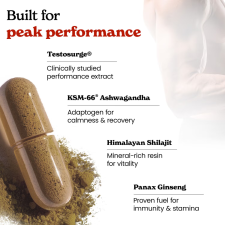 Better Alt Testo Pro, Formula Cu Shilajit Si Ashwagandha Pentru Stimularea Productiei De Testosteron, 90 Cps [4]