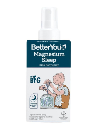 Afectiuni Frecvente - BetterYou Magnesium Sleep Spray pentru copii cu magneziu, lavandă și mușețel, 100 ml – masaj corporal pentru rutina de seară