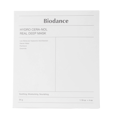 Cosmetice - Biodance - Hydro Cera-nol Real Deep Mask Set - Set măști faciale hidratante cu colagen - 4 bucăți x 34g