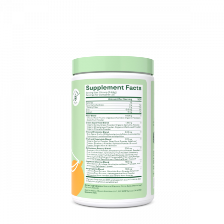 Bloom Greens & Superfoods - Mango, Amestec de Super-Alimente Verzi cu Aroma de Mango, 141 g [1]