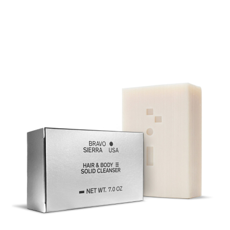 Suplimente alimentare - Bravo Sierra Hair And Body Solid Cleanser White Vetiver Cedar, Sapun Pentru Fata, Corp Si Par Cu Miros De Vetiver Alb Si Cedru, 198 G