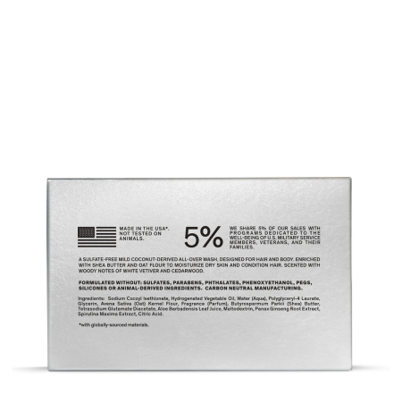 Bravo Sierra Hair And Body Solid Cleanser White Vetiver Cedar, Sapun Pentru Fata, Corp Si Par Cu Miros De Vetiver Alb Si Cedru, 198 G [1]