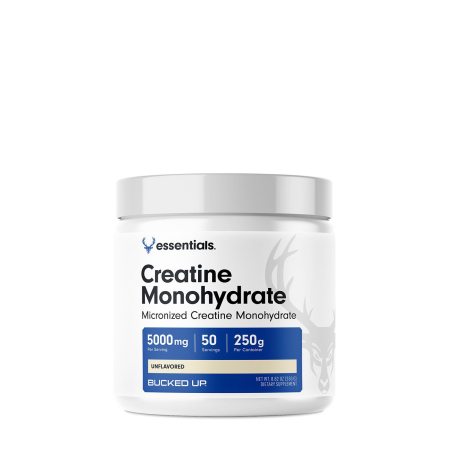 Suplimente alimentare - Bucked Up Essentials Creatine Monohydrate, Creatina Monohidrata Fara Aroma, 250 G