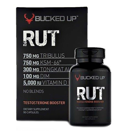 Suplimente alimentare - Bucked Up Rut Testosterone Booster, Formula Avansata Pentru Testosteron, 90 Cps