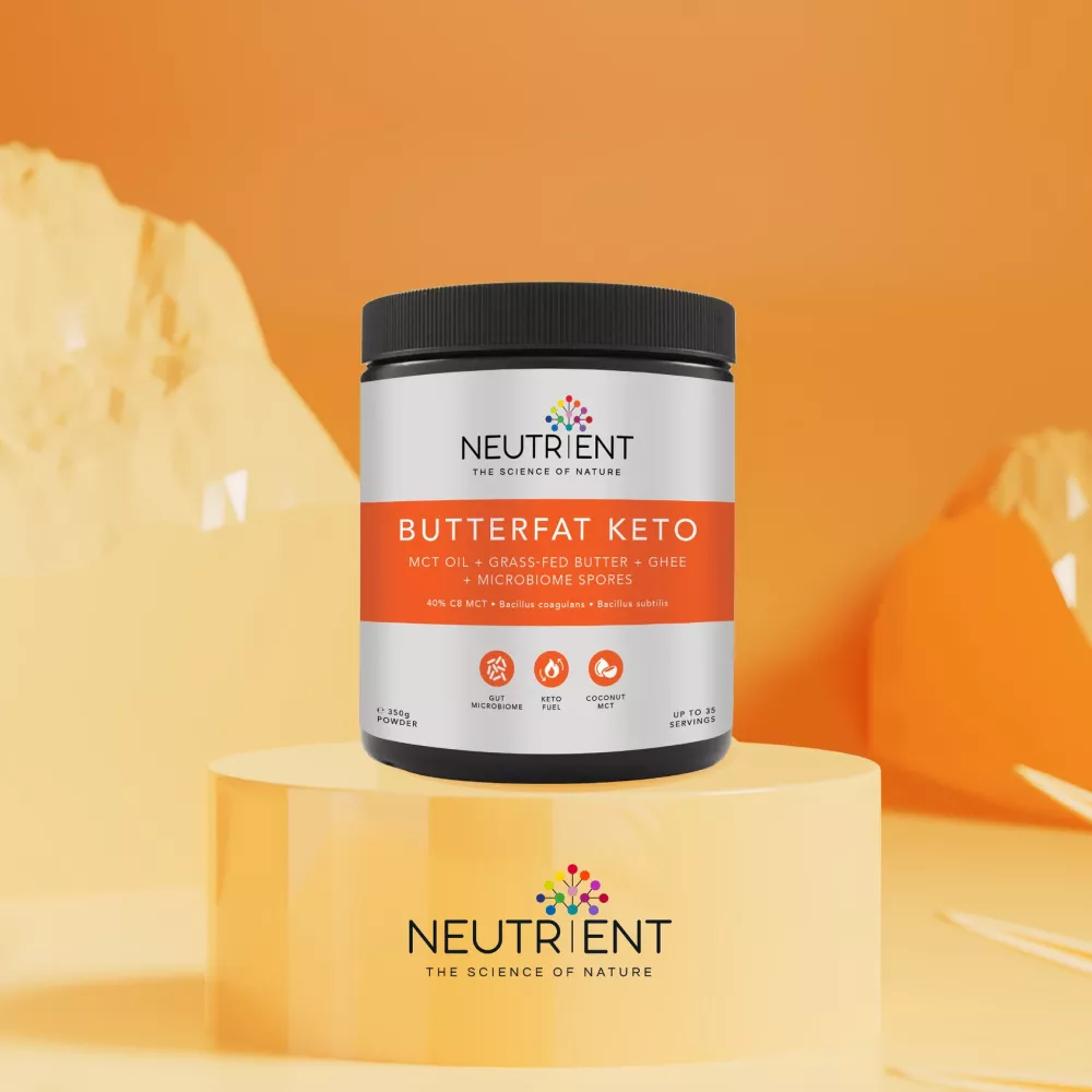Pulberi organice - Butterfat Keto MCT Powder (potrivit pentru persoanele care își doresc un stil de viață sănătos) * 350 gr