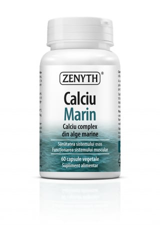 Sistem osteo-articular - Calciu marin ( complex din alge marine 100% natural si vegetal. Sustine sanatatea oaselor si muschilor.) *60 cps
