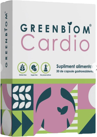 Suplimente alimentare - Cardio – Prebiotic - Susține sănătatea inimii și a sistemului cardiovascular
-30 capsule