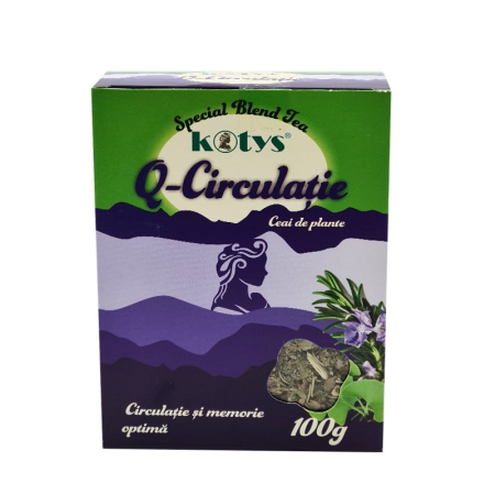Suplimente alimentare - Ceai din plante Q Circulatie 100gr Kotys